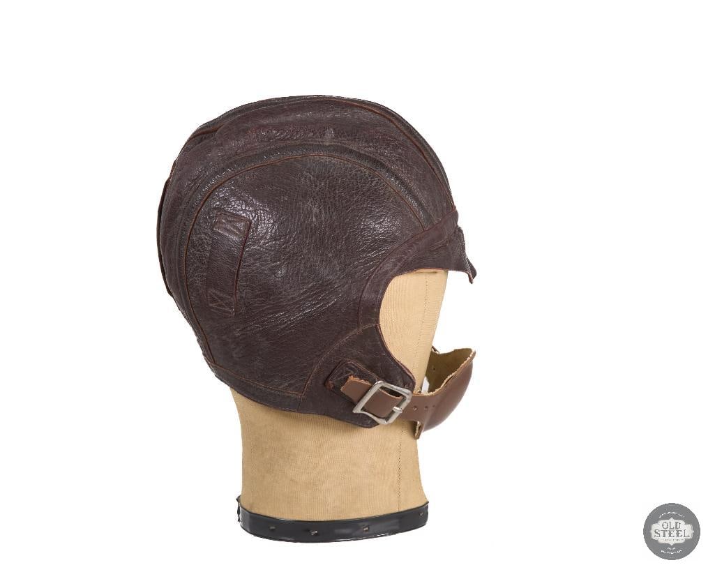 WWII US Navy NA-1092 Leather Flight Helmet - 2
