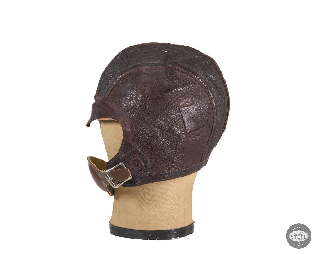 WWII US Navy NA-1092 Leather Flight Helmet - 3