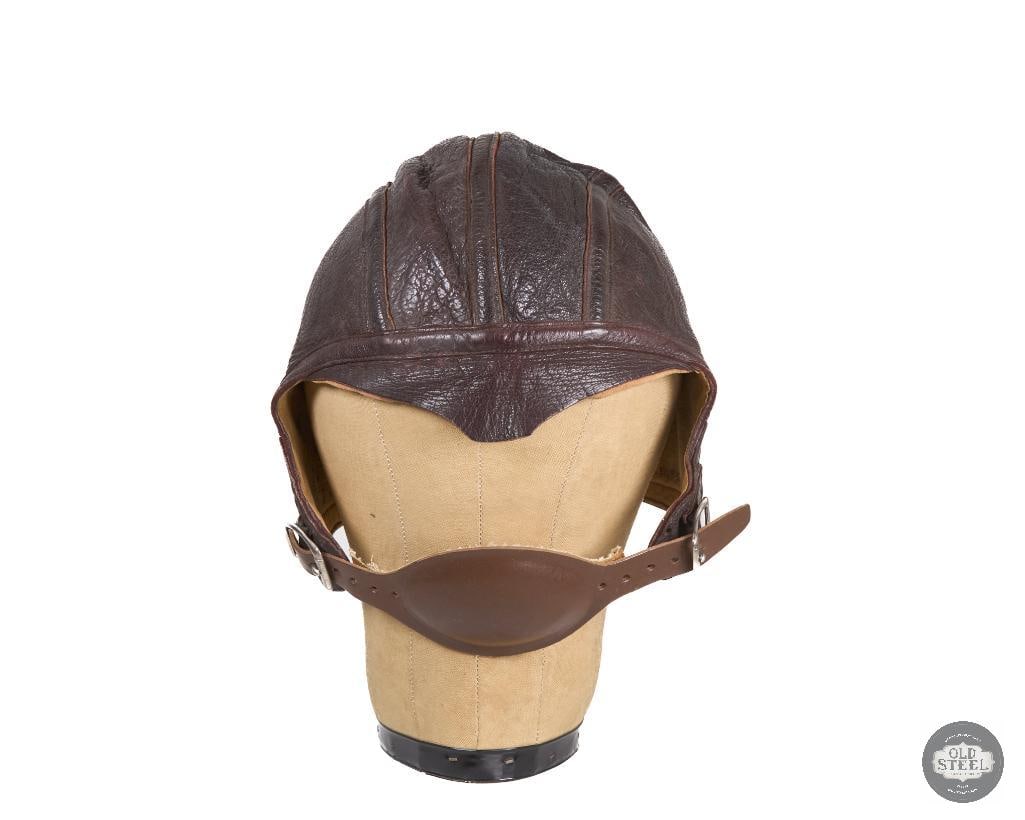 WWII US Navy NA-1092 Leather Flight Helmet - 4