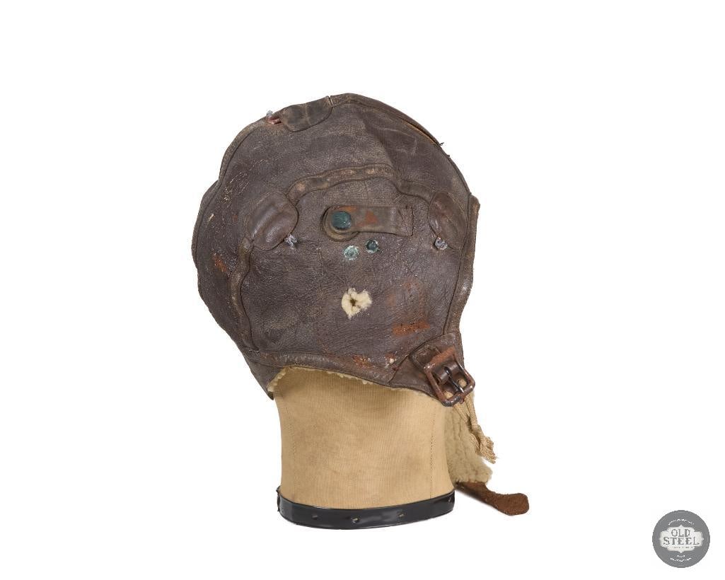 US WWII B-6 Winter Flight Helmet - 2