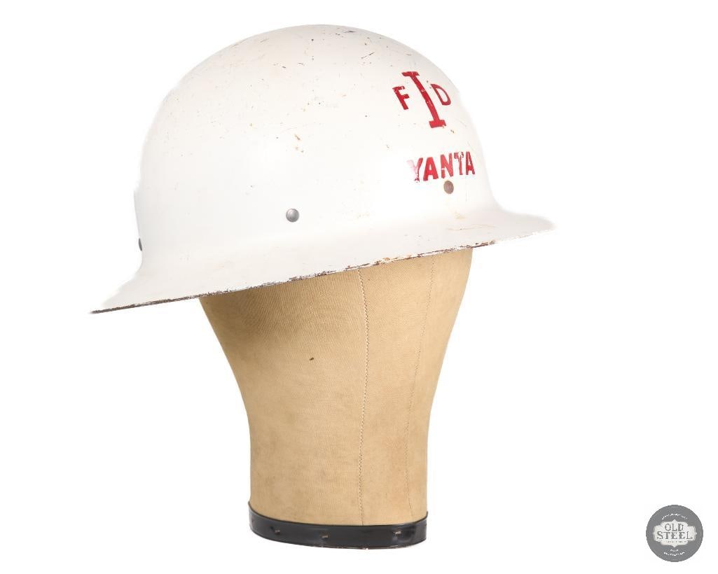 US Property Marked WWII Office of Civil Defense Helmet McDonald Co.: US Property Marked WWII Civil Defense Helmet McDonald Co. U.S. Gov't Property O.C.D. stamped on underside of brim. THIS ITEM IS AS PICTURED WITH NO FURTHER ATTACHMENTS. ALL SALES