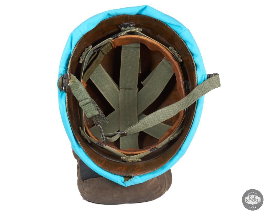 Post Vietnam War M1 Helmet with UN Cover - 5
