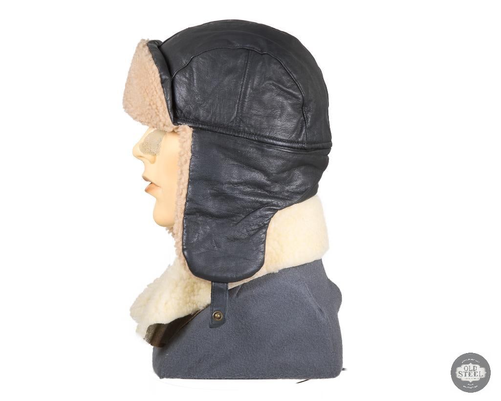Display Bust with Faux Bomber Flight Helmet and Jacket - 3
