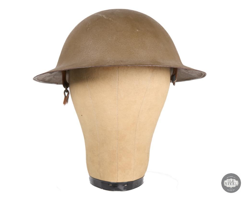 US M1917 Helmet -Original Paper Tag on Crown - WWI - 4