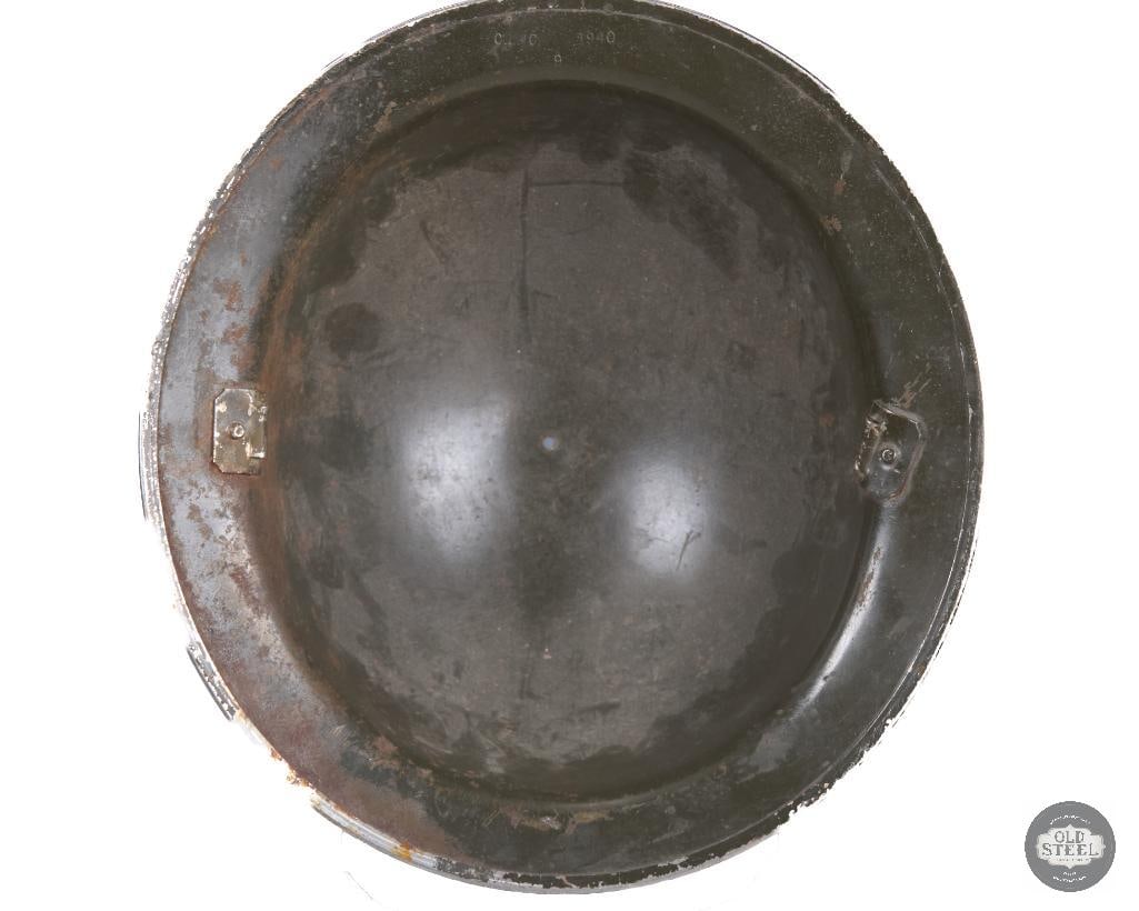 Canadian WWII Mk II Helmet Shell - C.L./C. 1940 - 5