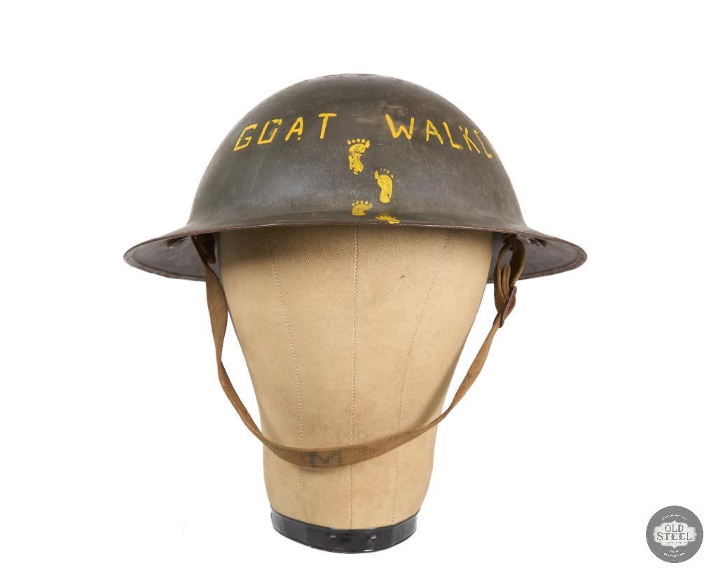 British WWI Mk I 'Goat Walker' Brodie Helmet - 2