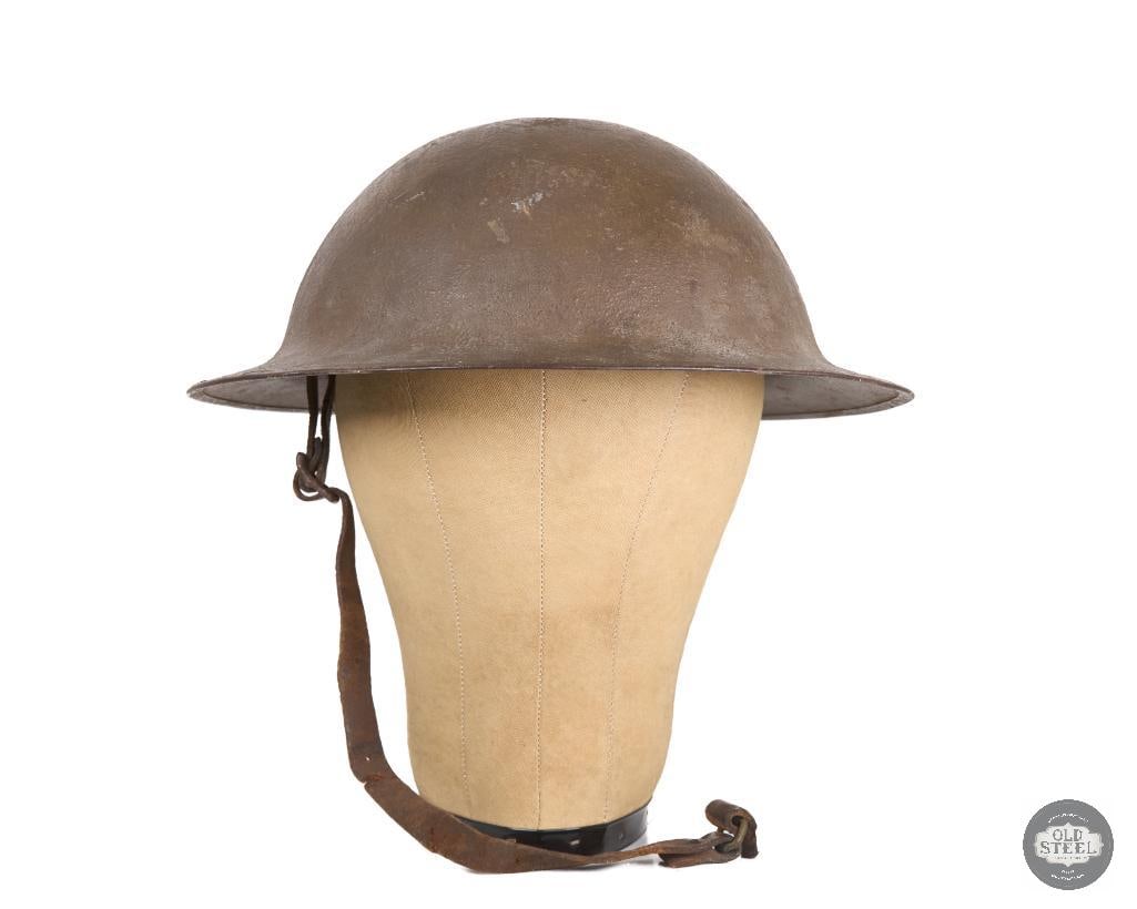 US M1917 WWI Doughboy's Helmet 89th Infantry Decal - ZF 38 Marked - 2