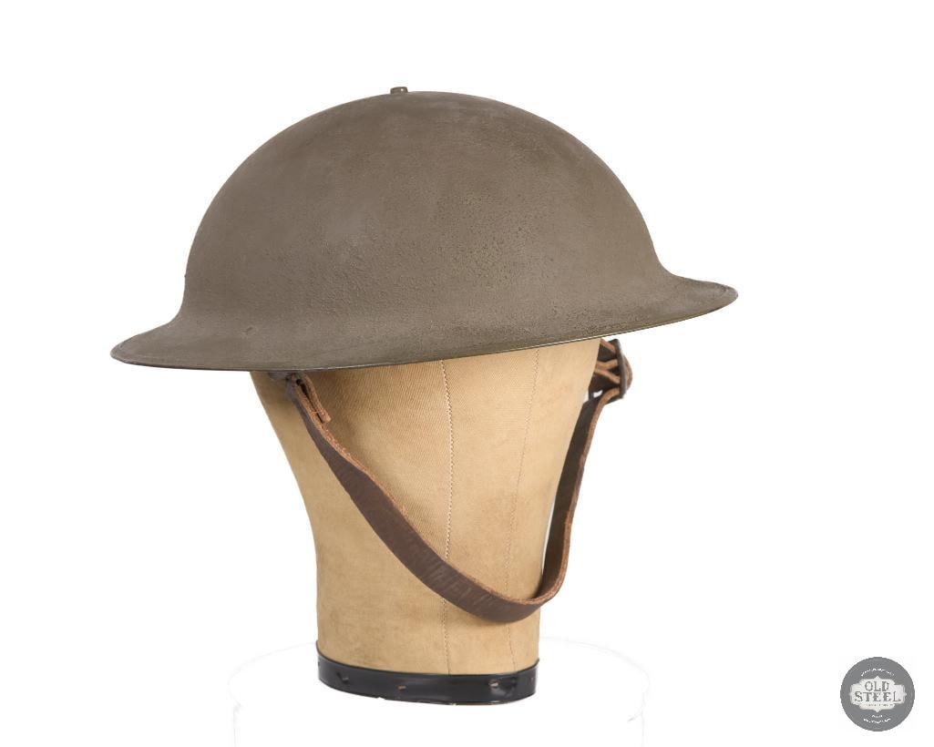 US M1917 Doughboy Helmet WWI - ZF53: US M1917 Doughboy Helmet WWI - ZF53 marked on brim THIS ITEM IS AS PICTURED WITH NO FURTHER ATTACHMENTS. ALL SALES ARE FINAL. PLEASE REFER TO THE AUCTION DESCRIPTION, LOT #1 DESCRIPTION