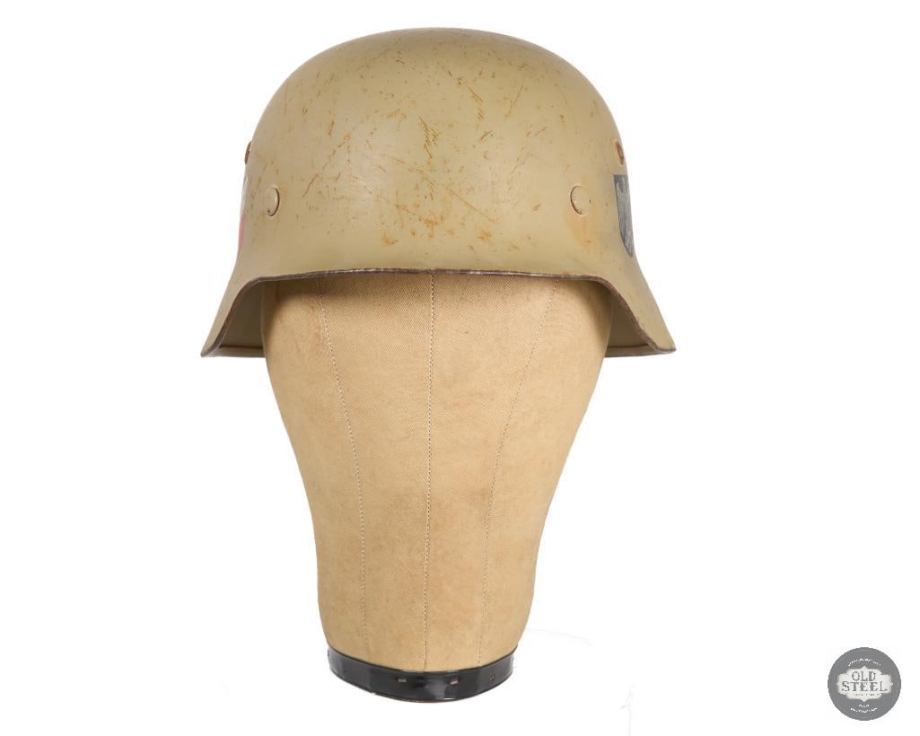 M35 German WWII Double Decal Helmet - 2