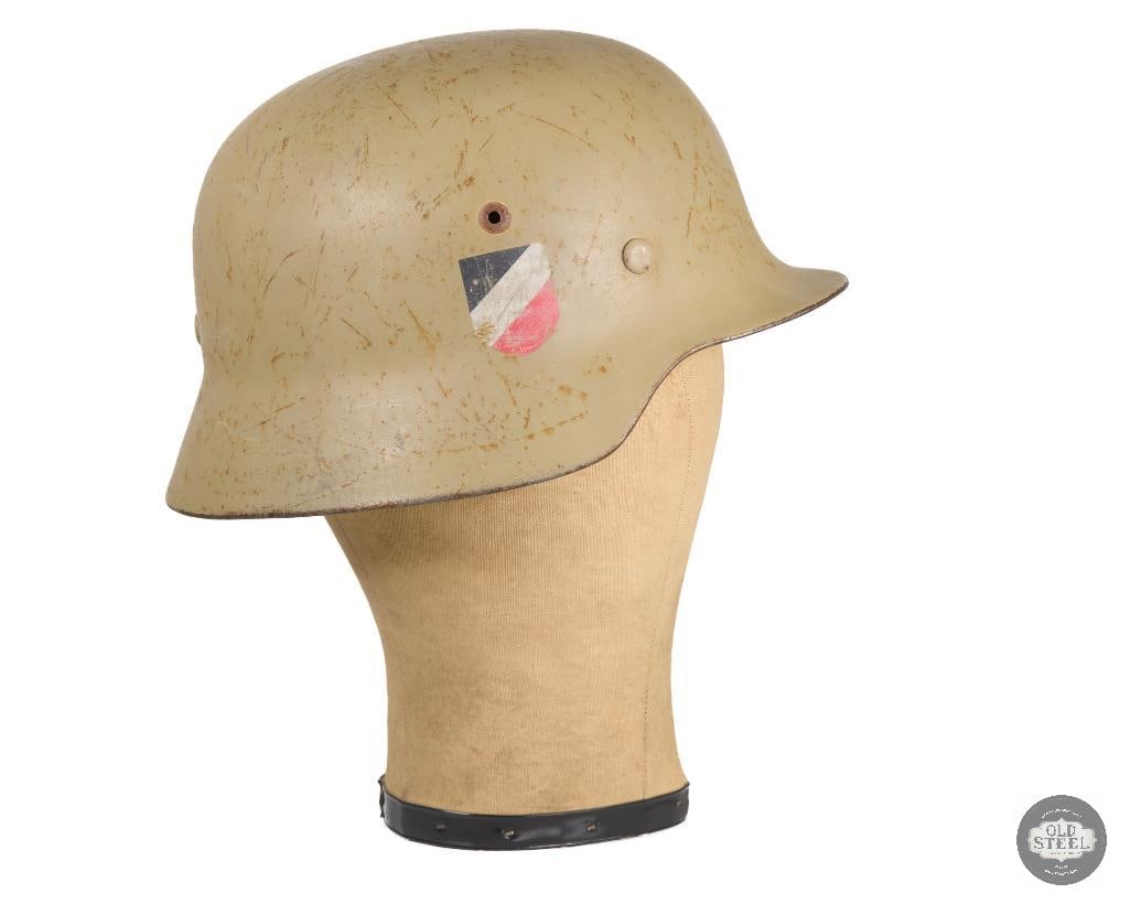 M35 German WWII Double Decal Helmet - 3