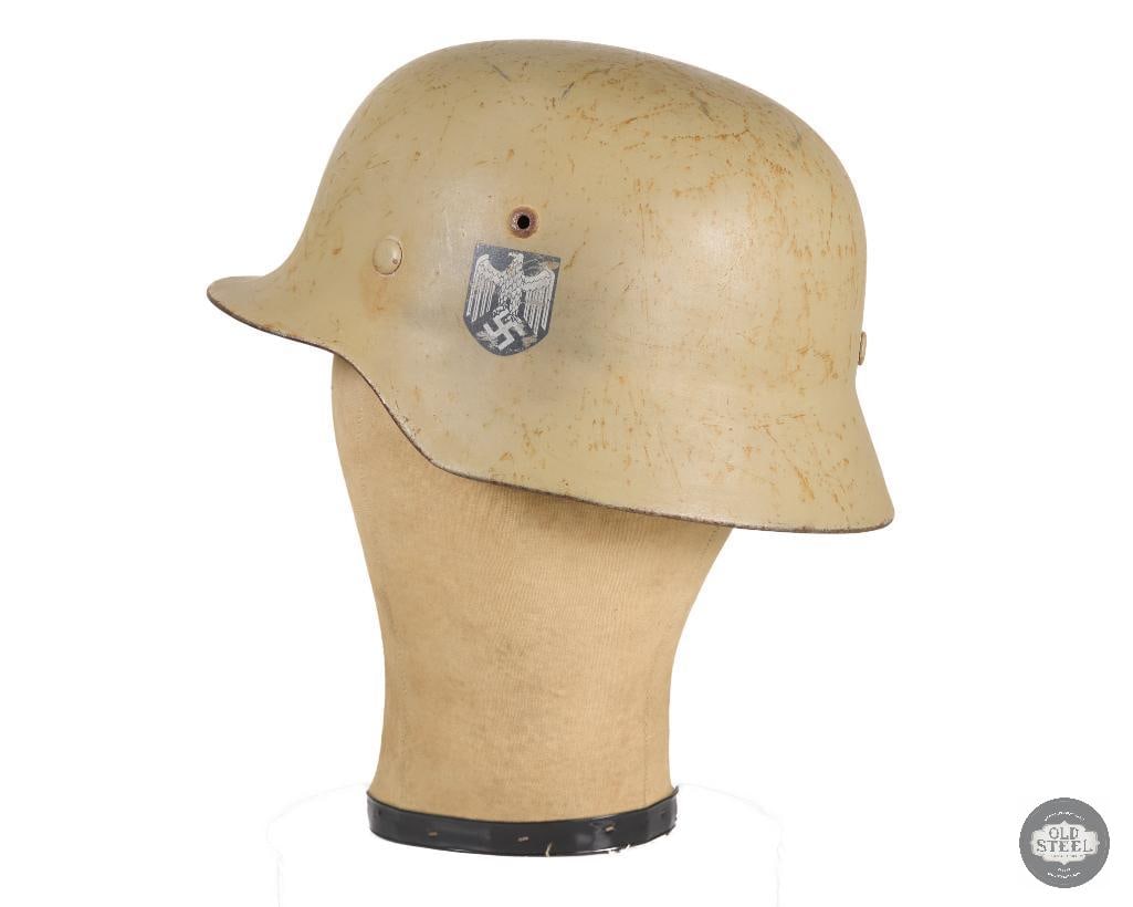 M35 German WWII Double Decal Helmet - 4