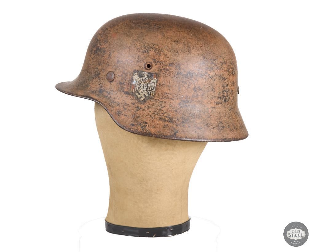 German M40 WWII Helmet No Chinstrap - 4