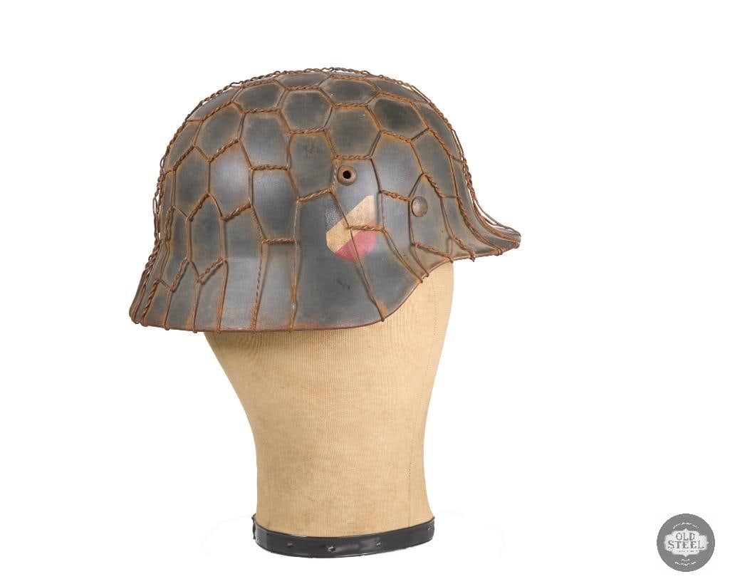 M35 Heer WWII Helmet Chicken Wire Cover - 3