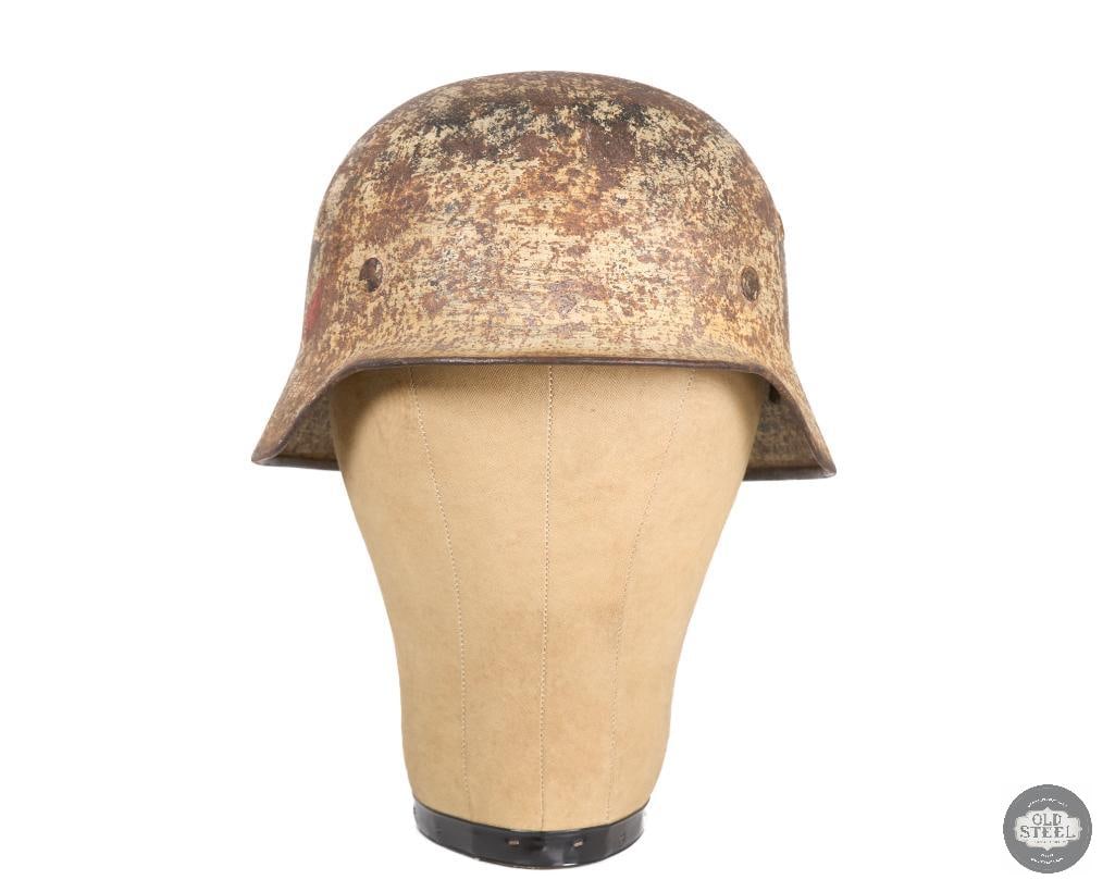 M35 Double Decal Heer German WWII Helmet - 2
