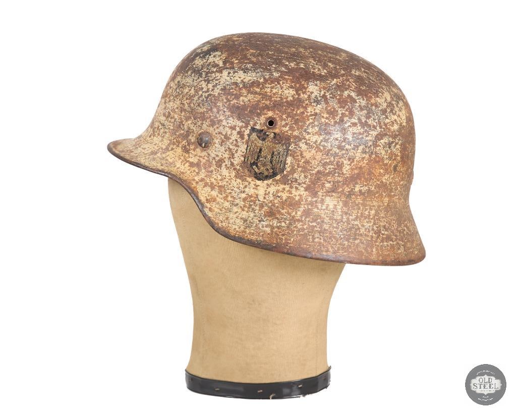 M35 Double Decal Heer German WWII Helmet - 4