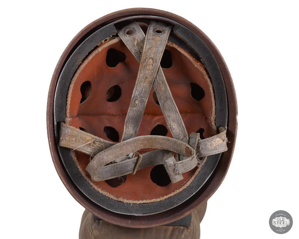 M38 Fallschirmjager Luftwaffe Helmet German WWII - 5