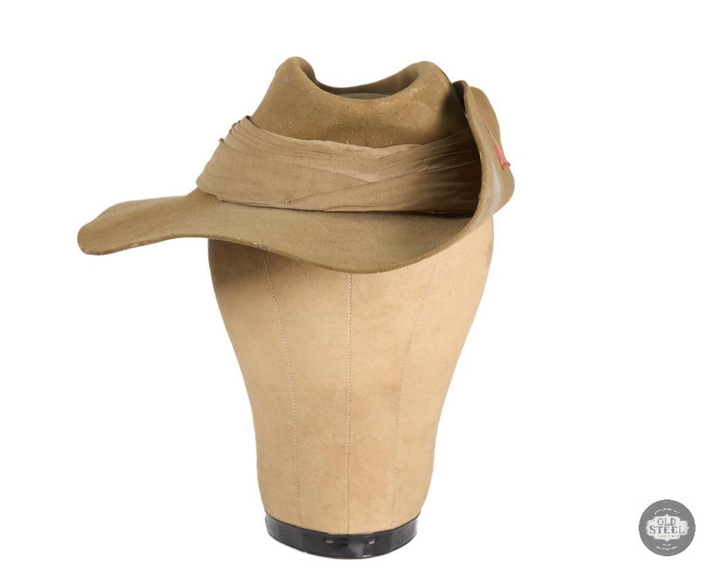 British Commonwealth Forces Slouch Hat - Formation Flash of Headquarters Land Forces Hong Kong WWII - 2