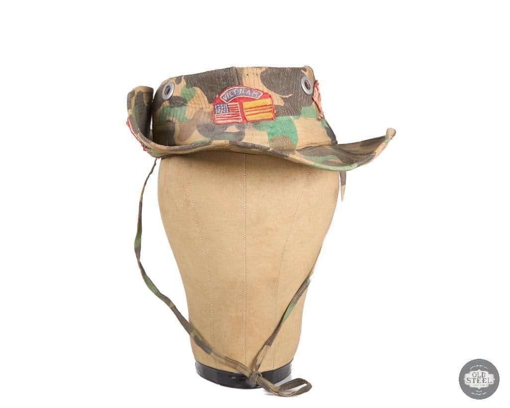 Theater Made Vietnam War Bush Boonie with Tan Son Nhut Viet-Nam and Been to Hell Patches - 2