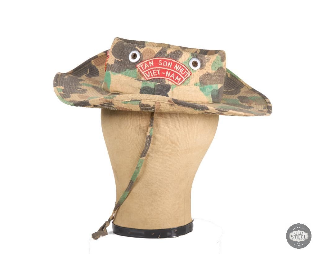 Theater Made Vietnam War Bush Boonie with Tan Son Nhut Viet-Nam and Been to Hell Patches - 4