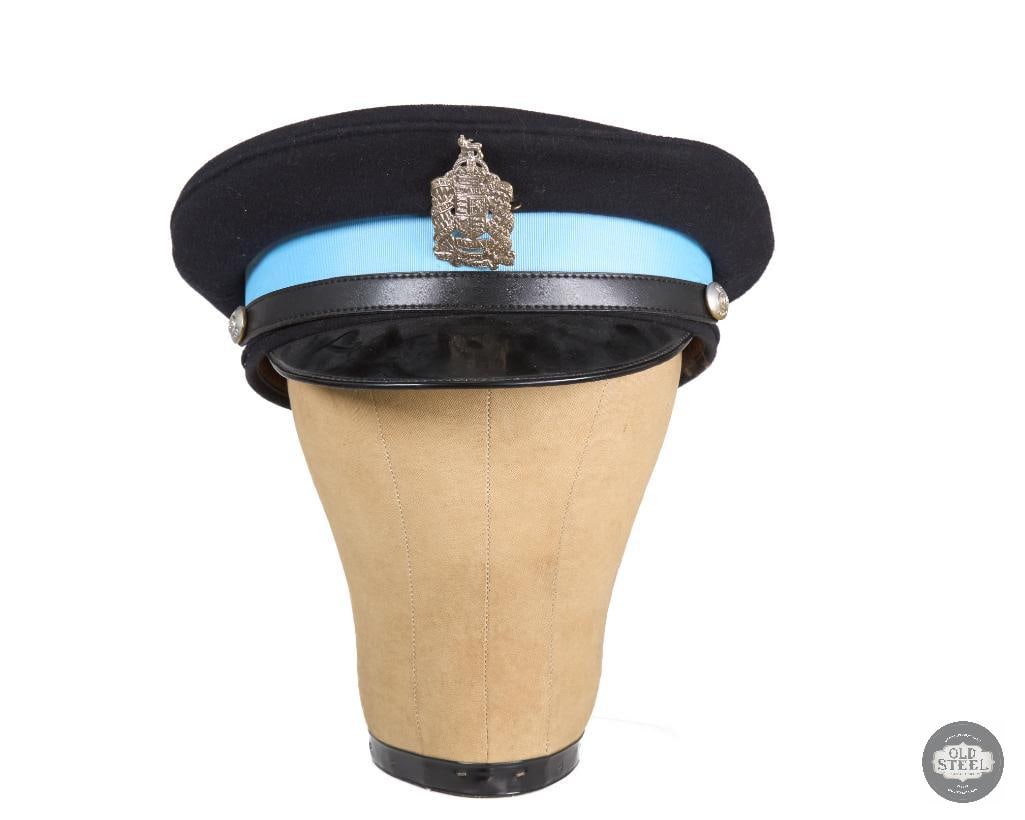 British King Edwards Horse Badge and Buttons on Visor Cap - 2