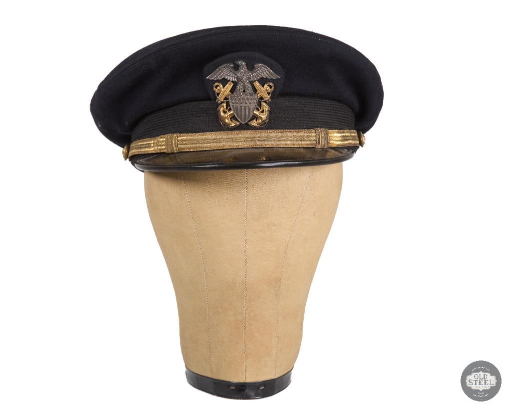 US Naval Officer's Visor Cap WWII - 2
