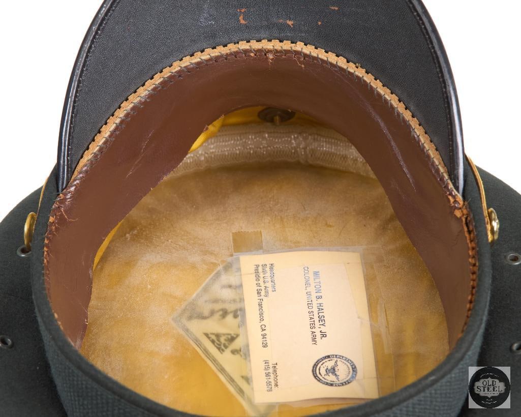 US Army's 6th Army Colonel's Visor Cap Vietnam War - 6