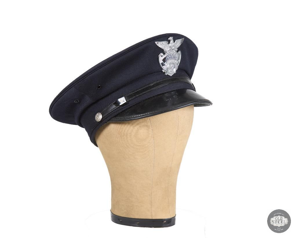 US Reserve Police Cap: US Reserve Police Cap THIS ITEM IS AS PICTURED WITH NO FURTHER ATTACHMENTS. ALL SALES ARE FINAL. PLEASE REFER TO THE AUCTION DESCRIPTION, LOT #1 DESCRIPTION AND TERMS OF SALE BEFORE