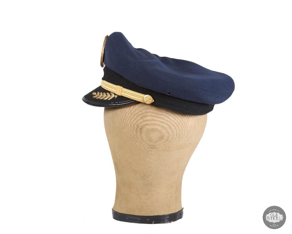 Visor Cap with Embroidery and Heavy Medallion Cap Badge - 4