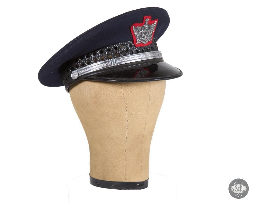 Custom Personal Visor Cap with S.Sper Bijou Jewelry Box Emblem as a Cap Badge: Custom Personal Visor Cap with S.Sper Bijou Jewelry Box Emblem as a Cap Badge THIS ITEM IS AS PICTURED WITH NO FURTHER ATTACHMENTS. ALL SALES ARE FINA