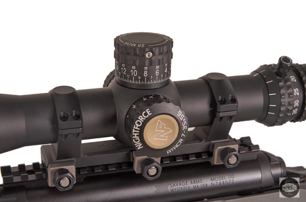 Savage Model 110 Elite Precision .338 Lapua Magnum MDT Chassis, Weights & Nightforce ATACR 7-35x56 - 14
