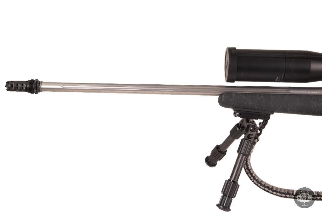 Sako A7 .300 Win Mag Fluted Barrel, Dead Air Muzzle Brake & Nikon Black FX1000 - 11