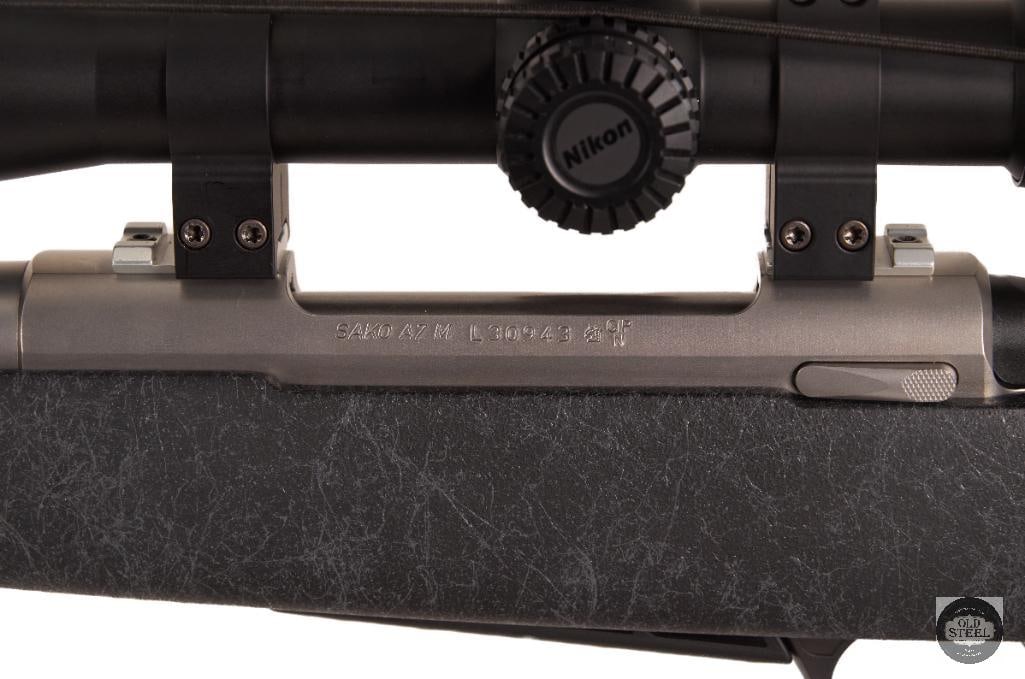 Sako A7 .300 Win Mag Fluted Barrel, Dead Air Muzzle Brake & Nikon Black FX1000 - 13