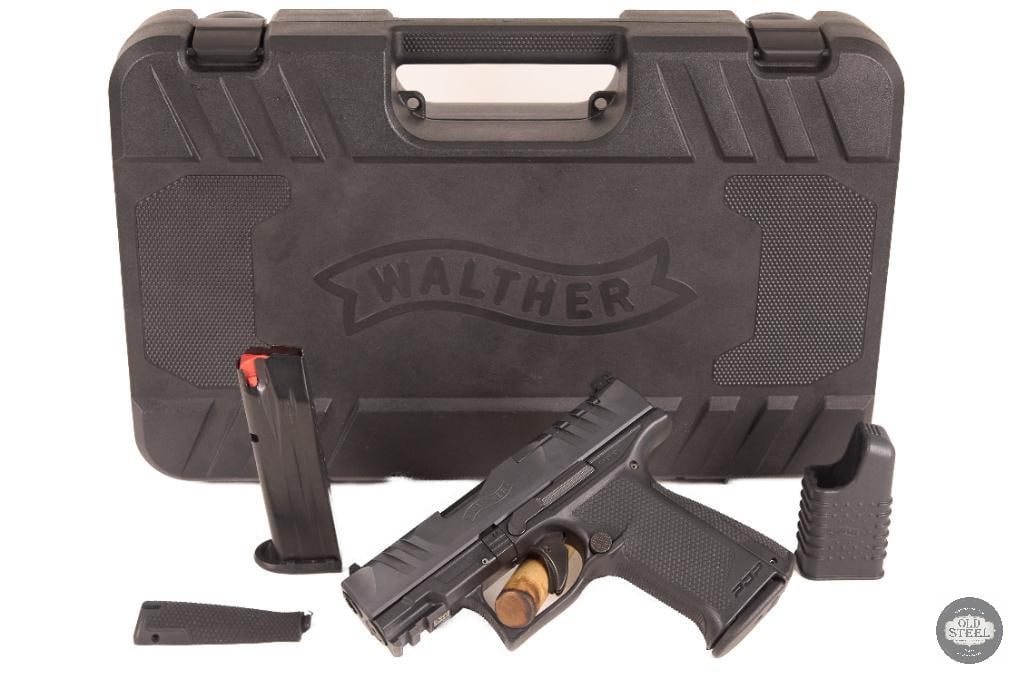 Walther PDP F Series 3.5 9mm Pistol W/ Extra Magazine CCW Concealed Carry: Up for auction is a Walther PDPF chambered in 9mm. The barrel has a barrel that measures in at 3.5 inches with sharp reflective rifling. This pistol has the single best trigger I have ever felt on a
