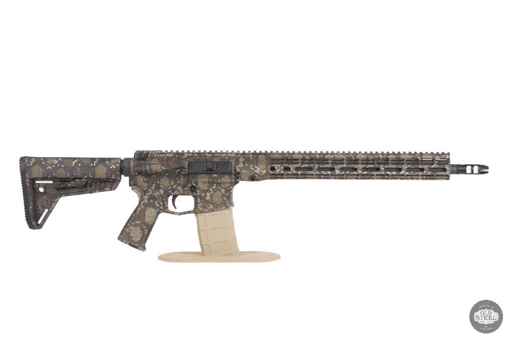 Rare Aero Precision M4E1 Limited Edition Snakeskin Cerakote AR15 W Rainier Match Barrel - 2