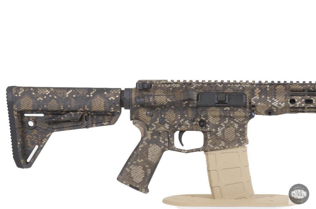 Rare Aero Precision M4E1 Limited Edition Snakeskin Cerakote AR15 W Rainier Match Barrel - 3