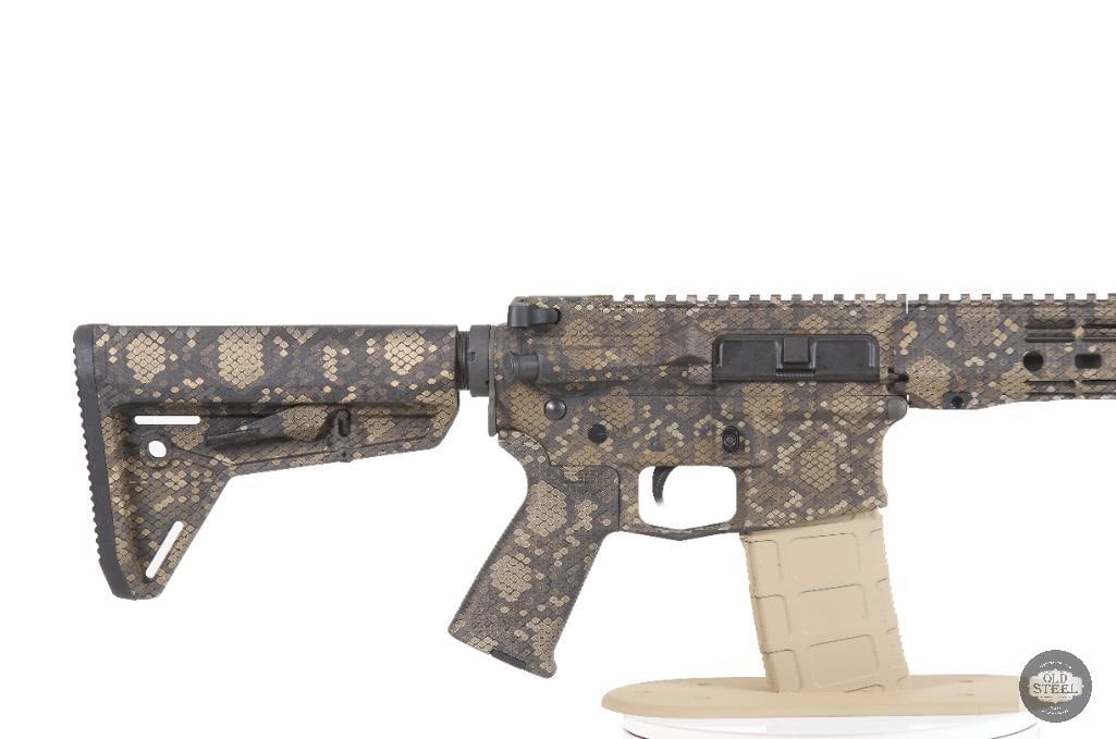 Rare Aero Precision M4E1 Limited Edition Snakeskin Cerakote AR15 W Rainier Match Barrel - 3