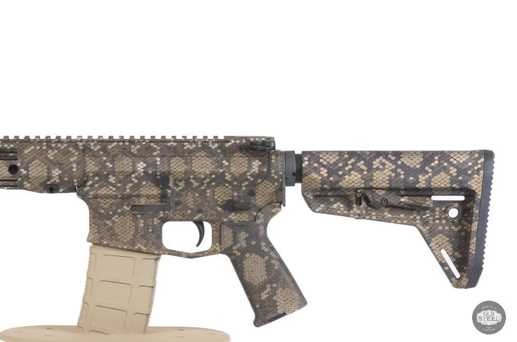 Rare Aero Precision M4E1 Limited Edition Snakeskin Cerakote AR15 W Rainier Match Barrel - 7