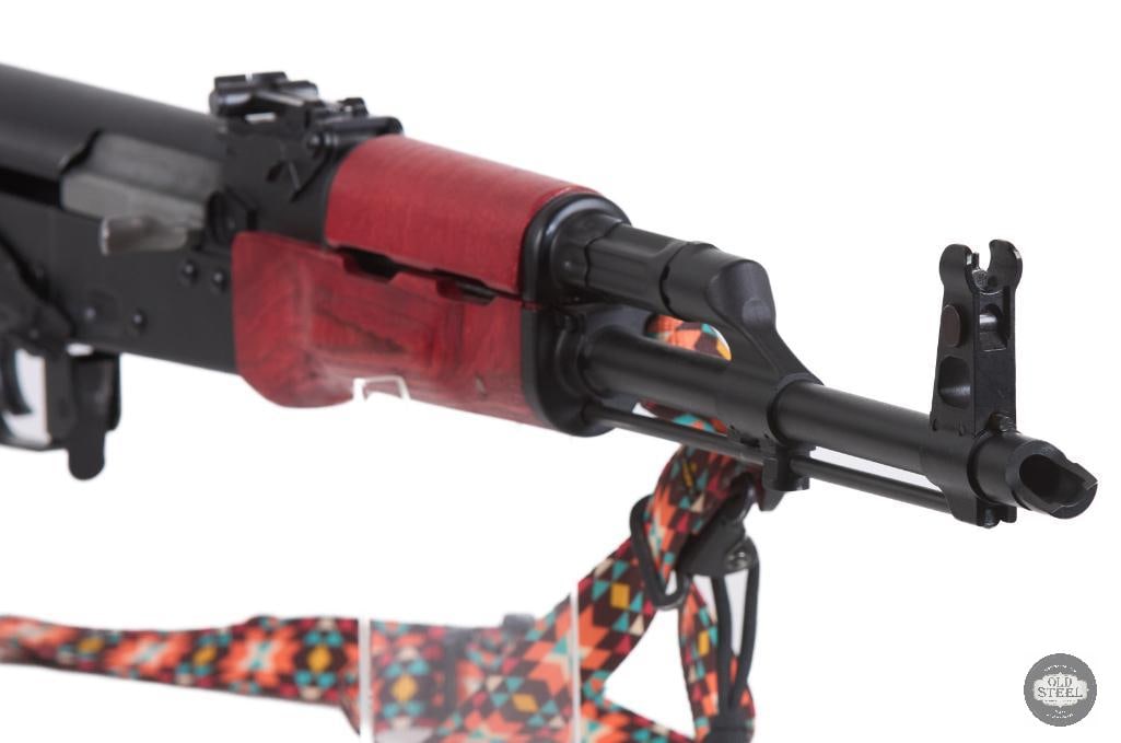Beautiful Polish Arms of America AKM 7.62x39 Red Laminate Furniture Wellsmade Sling - 10