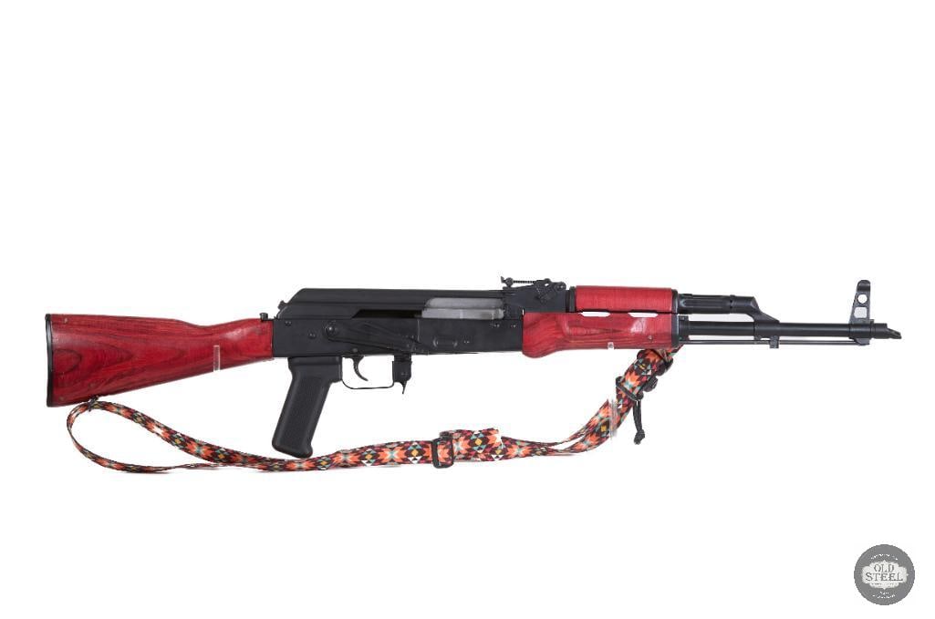 Beautiful Polish Arms of America AKM 7.62x39 Red Laminate Furniture Wellsmade Sling: Up for auction is a Polish Arms of America AKM chambered in 7.62x39. Built on one of the most respected variants of the Kalashnikov platform, this rifle combines classic Eastern Bloc styling with the 