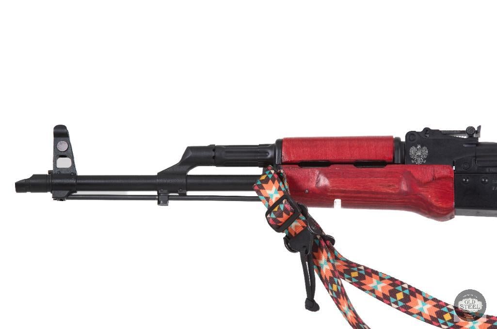 Beautiful Polish Arms of America AKM 7.62x39 Red Laminate Furniture Wellsmade Sling - 6