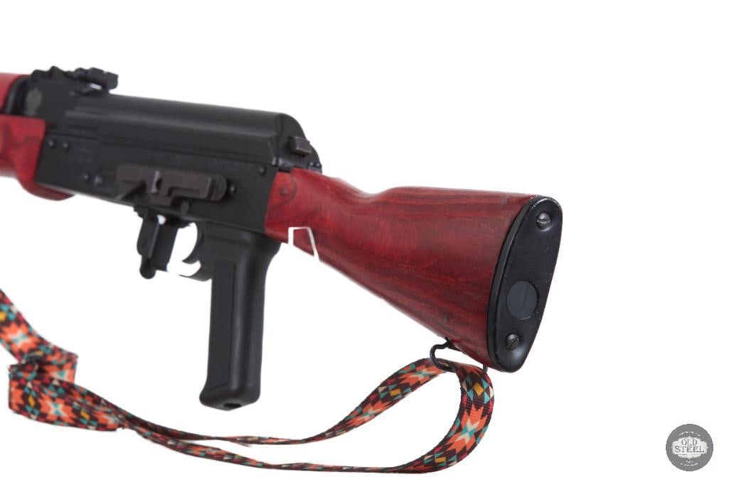 Beautiful Polish Arms of America AKM 7.62x39 Red Laminate Furniture Wellsmade Sling - 9