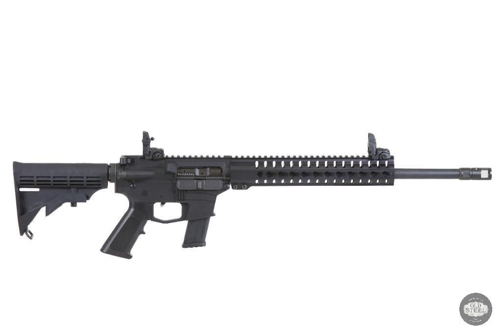 Desirable CMMG MKG-45 .45 ACP Glock Mag Carbine 16" Barrel PCC AR Platform: Up for auction is a CMMG MKG-45 chambered in .45 ACP. This modern pistol-caliber carbine combines the proven reliability of the AR platform with the hard-hitting performance of the .45 ACP cartridge. 
