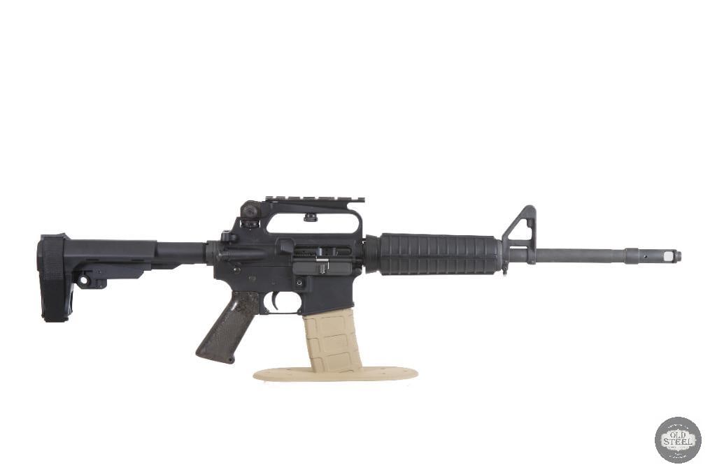 Eye-Catching Custom Tactical AR15 Gordon Carbine Style Pistol 14.5" Barrel Carry Handle: Up for auction is a custom Tactical AR-15 pistol chambered in 5.56 NATO. This rifle captures the iconic appearance of the famous Gordon Carbine configuration, featuring a classic carry handle upper