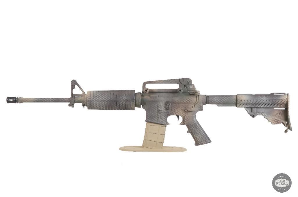 Battle-Ready AR15 5.56 NATO 16" Rifle Desert Camo Detachable Carry Handle - 5