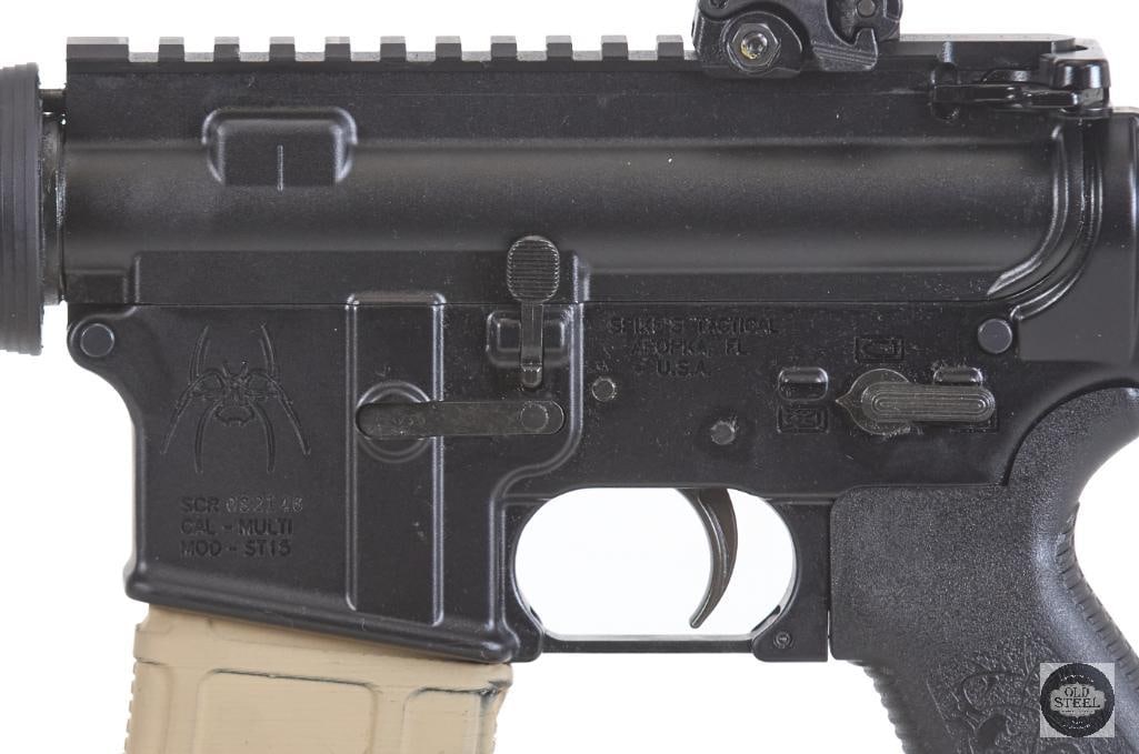 Workhorse Spikes tactical AR15 5.56 NATO 16" Mid-Length Gas Rifle Front Sight Adjustable Stock - 8