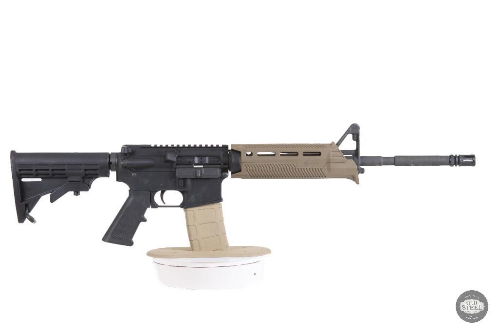 Rugged AR15 5.56 NATO 16" Government Profile FSP MFT Handguard Adjustable Stock: Up for auction is a custom AR-15 chambered in 5.56 NATO. Featuring a 16-inch government profile barrel and a proven mid-length carbine-style configuration, this rifle delivers the balance, reliability