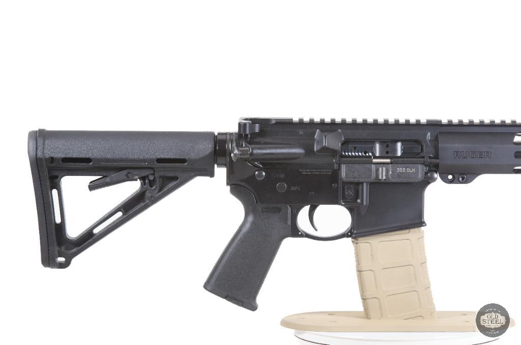 Rugged Ruger AR-556 .300 Blackout 16" Free Float M-LOK Rifle - 3