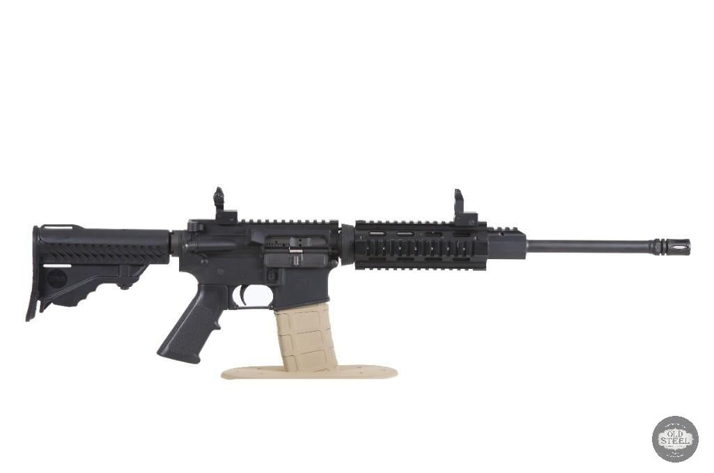 Rugged AR15 5.56 NATO 16" Carbine Gas Quad Rail Tactical Rifle: Up for auction is a custom AR-15 chambered in 5.56 NATO. Built around a versatile 16-inch barrel and proven carbine-length gas system, this rifle offers the reliability, handling, and adaptability tha