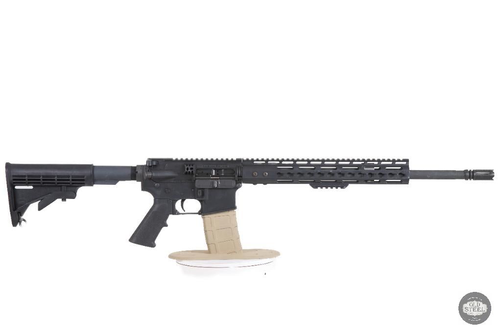 Amazing AR15 5.56 NATO 18" Barrel Free Float KeyMod Rifle: Up for auction is a custom AR-15 chambered in 5.56 NATO. Featuring an 18-inch barrel and a free-float KeyMod handguard, this rifle bridges the gap between a traditional carbine and a dedicated precisi