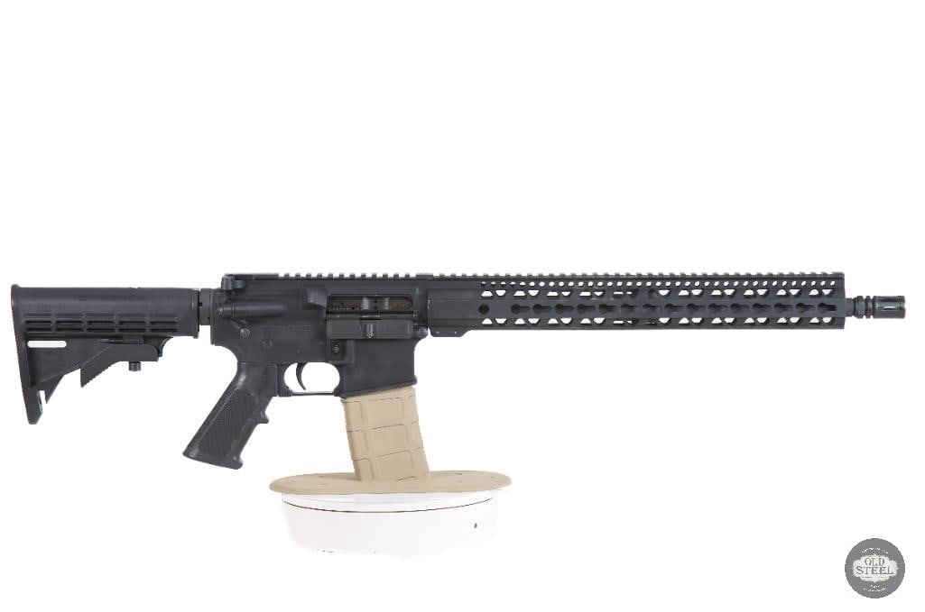 Battle-Ready AR15 5.56 NATO 16" Carbine Gas KeyMod Handguard Rifle: Up for auction is a custom AR-15 chambered in 5.56 NATO. Featuring a versatile 16-inch barrel and a proven carbine-length gas system, this rifle offers the reliability, performance, and adaptability